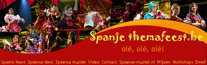 Spanje feest danseressen